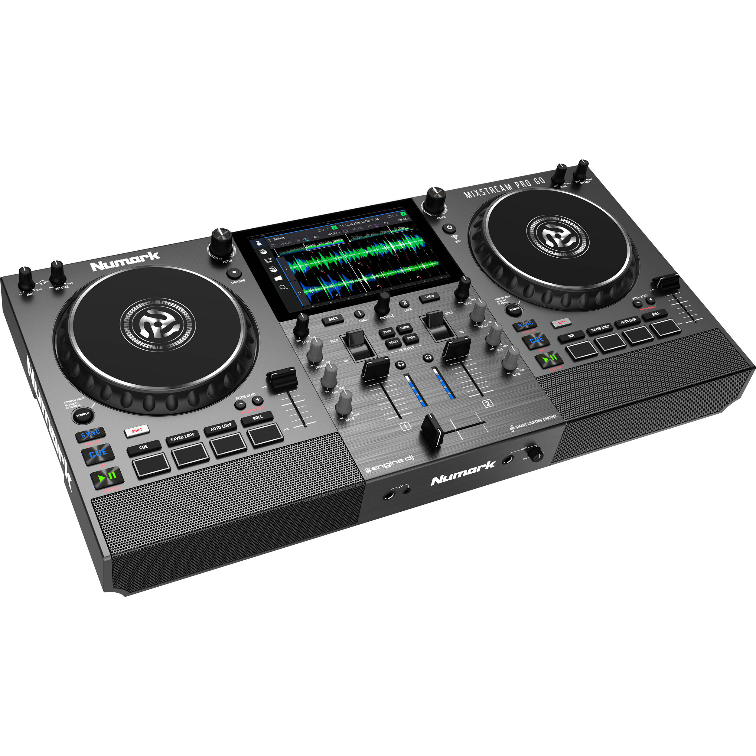 Numark Mixstream Pro Go — same Engine OS family as the Mixstream Pro